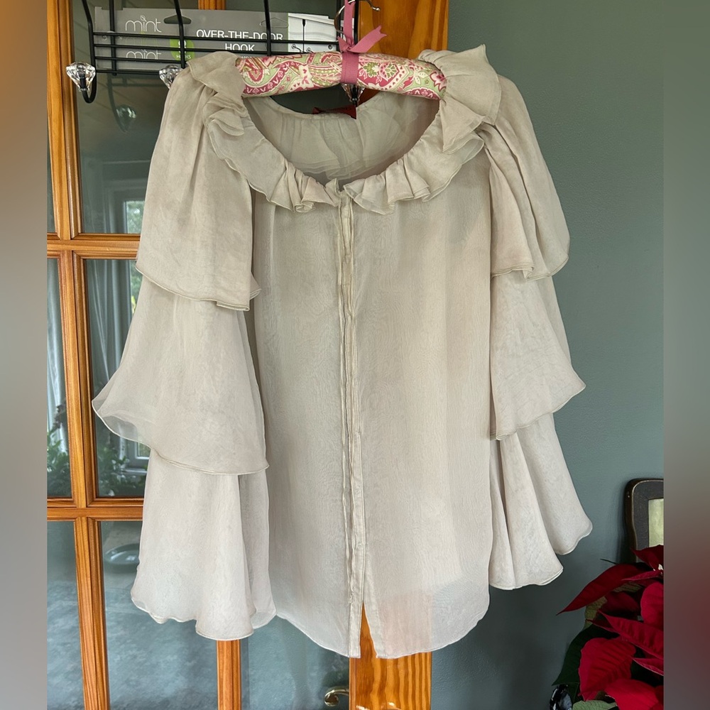 Missoni Ruffled Silk Blouse